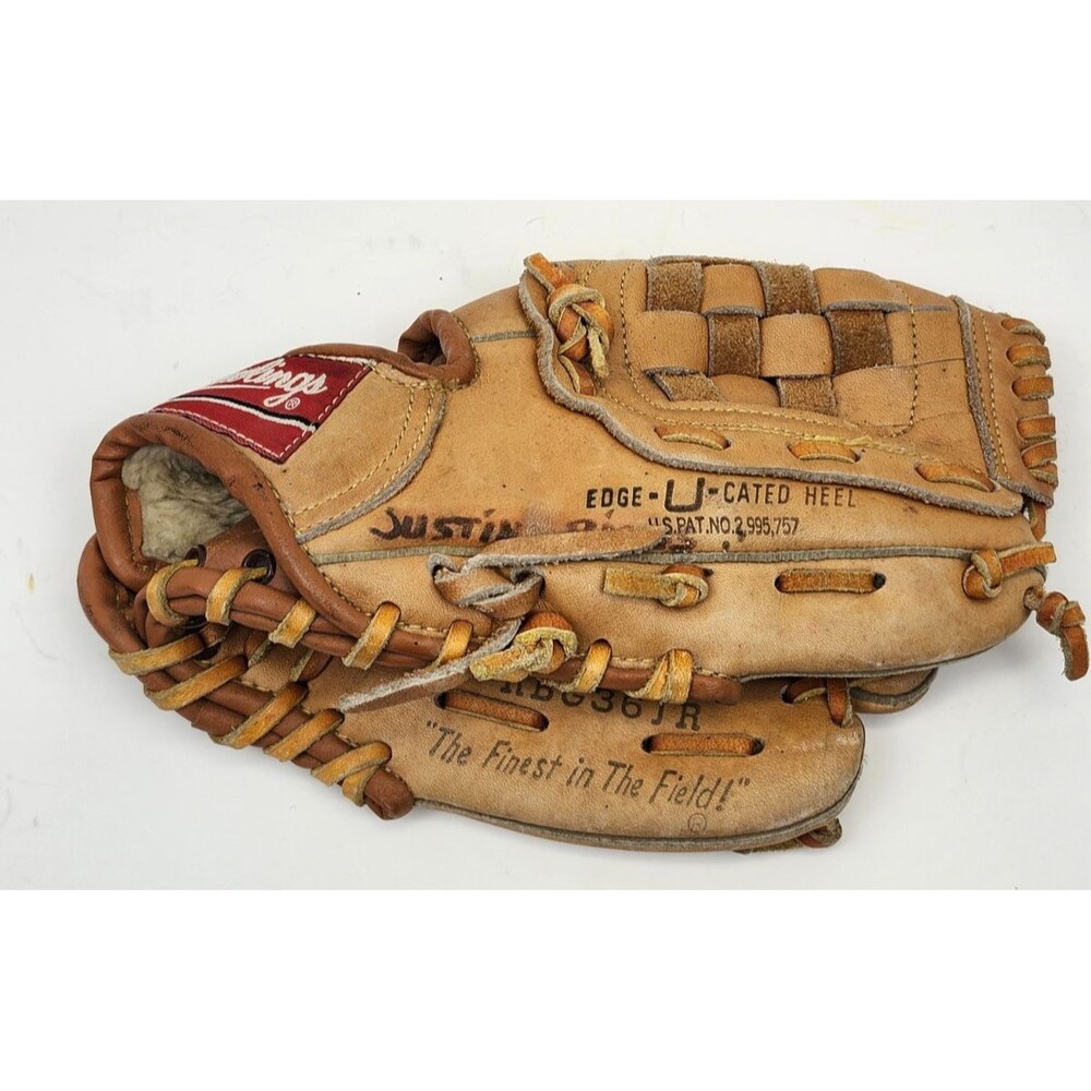 Rawlings RBG36JR Baseball Glove Mitt Cal Ripken Jr RH Throw 9.5"